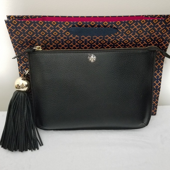 Tory Burch Handbags - Tory Burch Tassel Crossbody Black